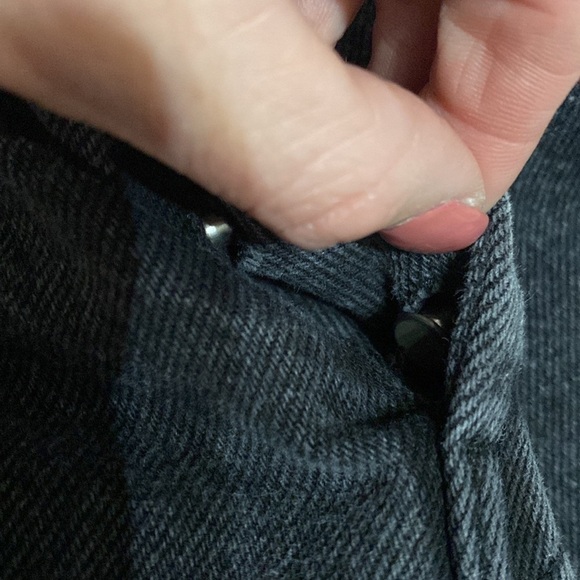 Womens NWOT PacSun Eco Black Distressed Dad Jeans | Size 26 - Picture 10 of 11